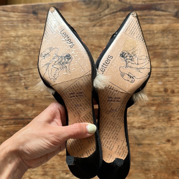 John Galliano Vintage Mules - Picture 3 of 4